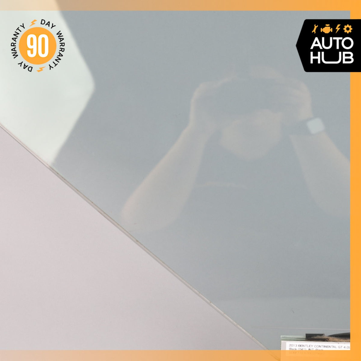 12-17 Bentley Continental GT Coupe Rear Right Side Quarter Window Glass OEM 73k - photo 6
