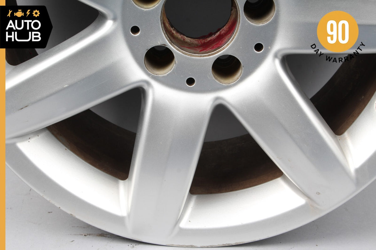 Mercedes R230 SL500 SL600 8.5 X R17 17" Wheel Rim Silver 2304010902 OEM - photo 4