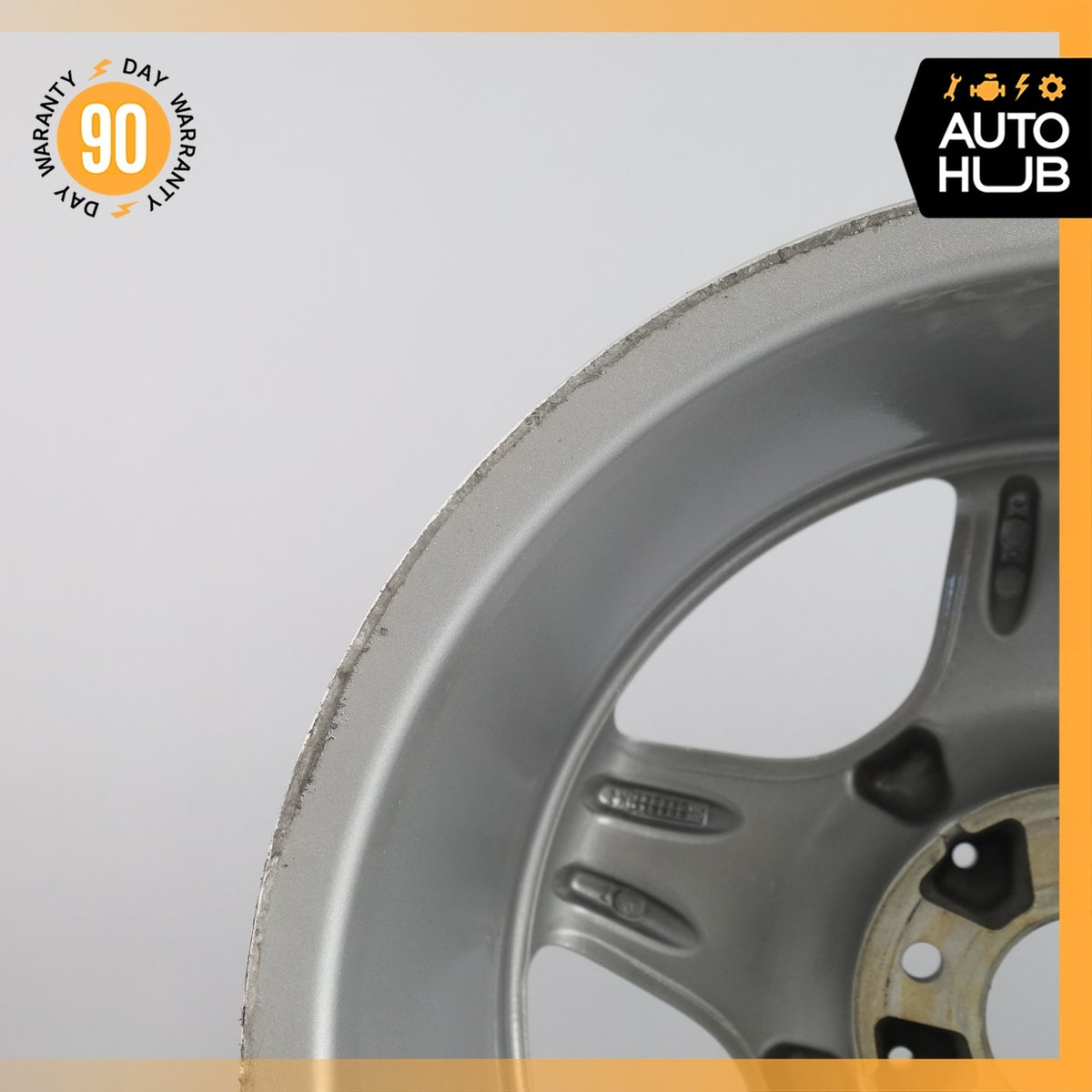 Mercedes R170 SLK230 C280 8.5 x 17 17" Rear Wheel Rim Silver 1704011402 OEM - photo 11