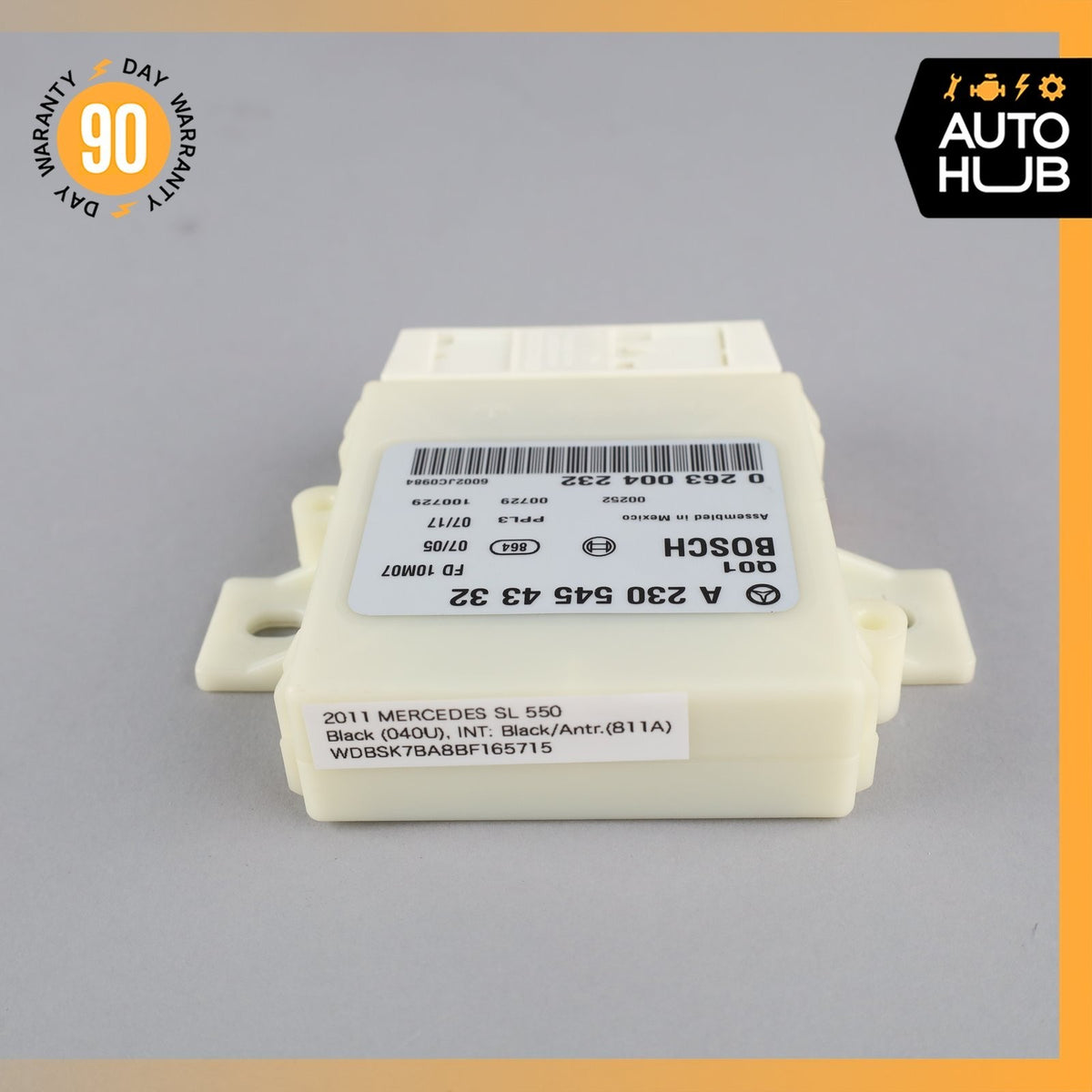 07-12 Mercedes R230 SL550 SL63 Park Parking Assist Control Module 2305454332 OEM - photo 3