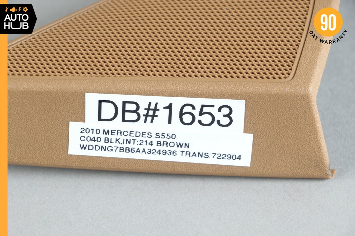 07-13 Mercedes W221 S550 S400 S63 Door Corner Speaker Left Driver Brown OEM - photo 8