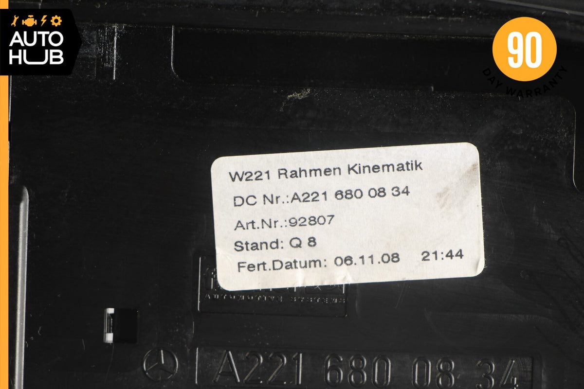 07-13 Mercedes W221 S550 S350 Dashboard Center Console CD Player Panel OEM - photo 9