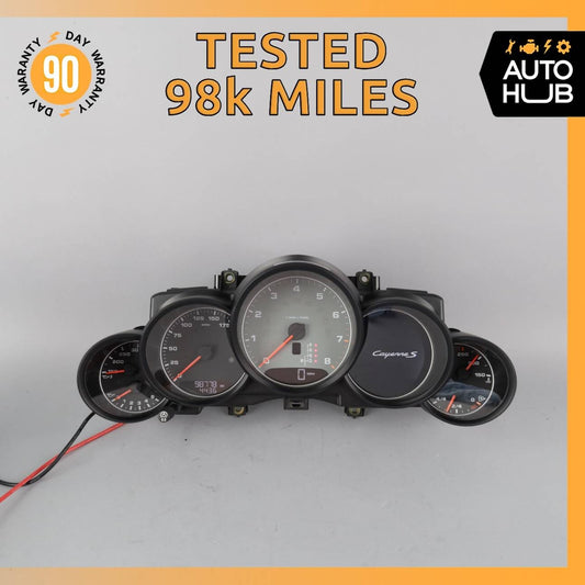 2013 Porsche Cayenne S 958 4.8L V8 Instrument Speedometer Cluster OEM 98k - photo 1