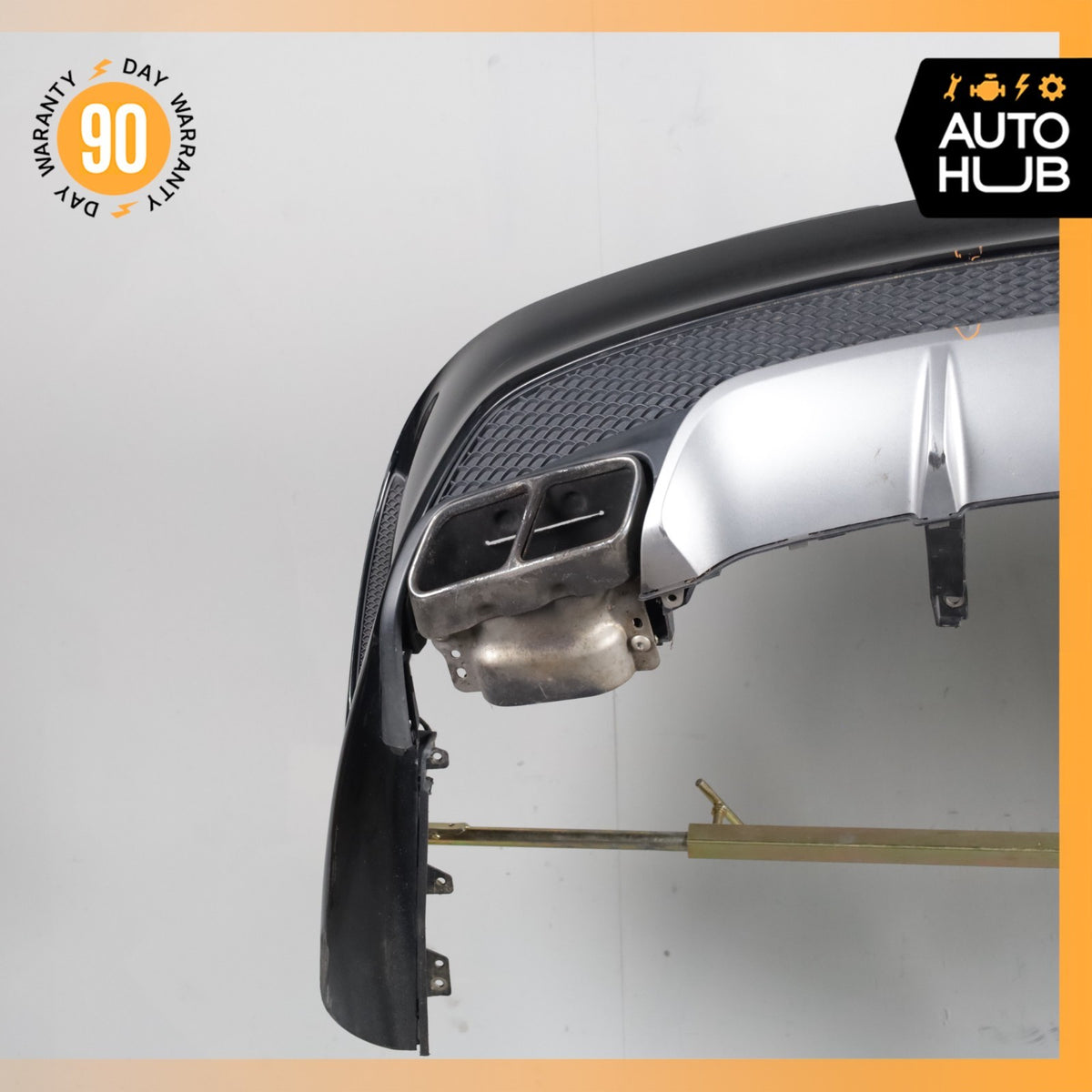 14-16 Mercedes W117 CLA45 AMG Sport Rear Bumper Cover Assembly Night Black OEM - photo 15