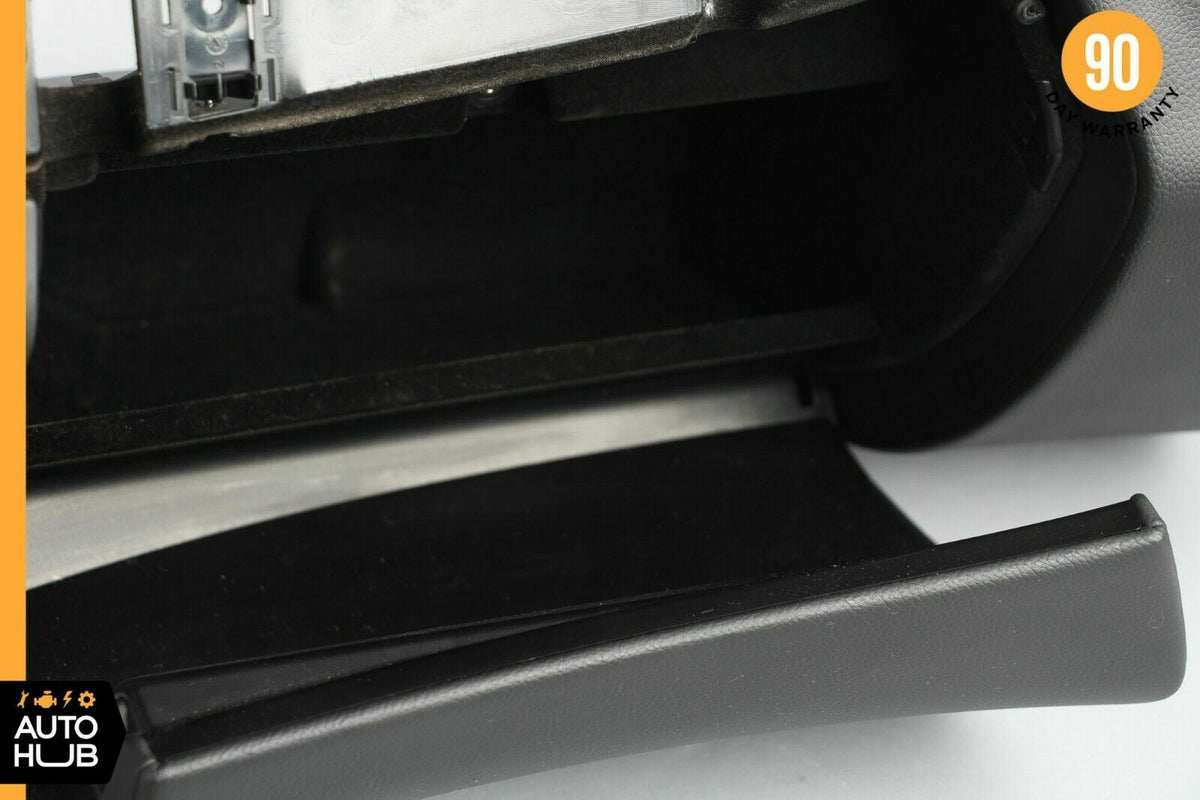 06-08 Mercedes W219 CLS63 AMG CLS500 Dashboard Glove Box Compartment Black OEM - photo 8