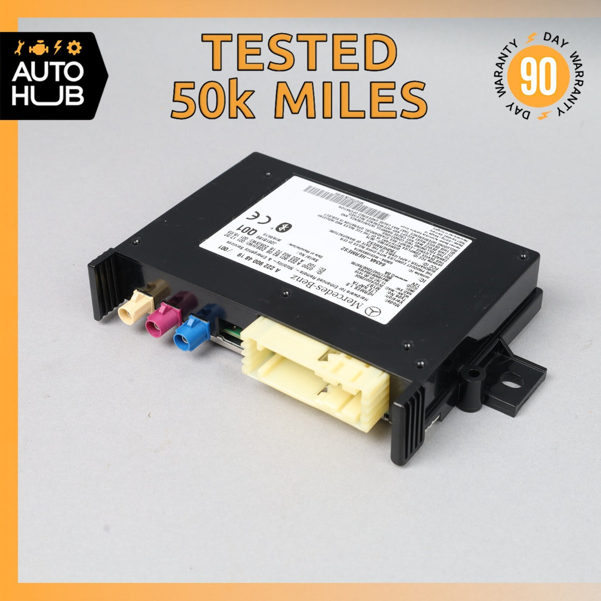 2019 Mercedes W205 C300 Bluetooth Telematic Control Module 2229004819 OEM 50k - photo 1