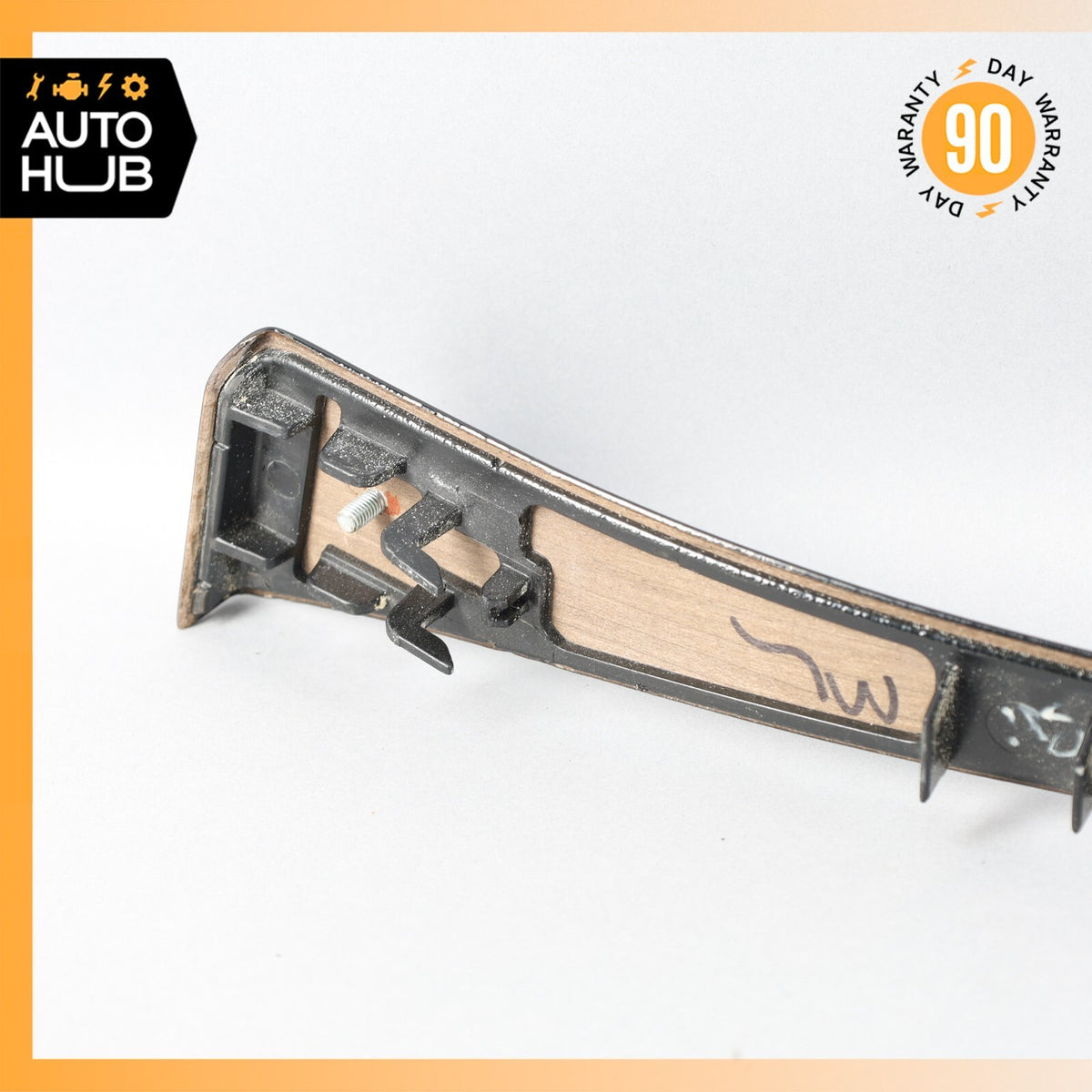 10-19 Jaguar X351 XJ Front Right Side Dashboard Interior Molding Black OEM 37k - photo 10