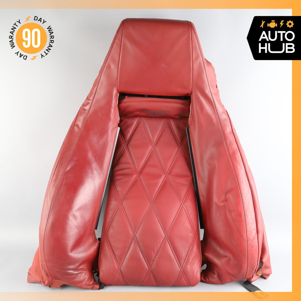 03-10 Bentley Continental GT Front Left Side Top Upper Seat Cushion OEM 73k - photo 2