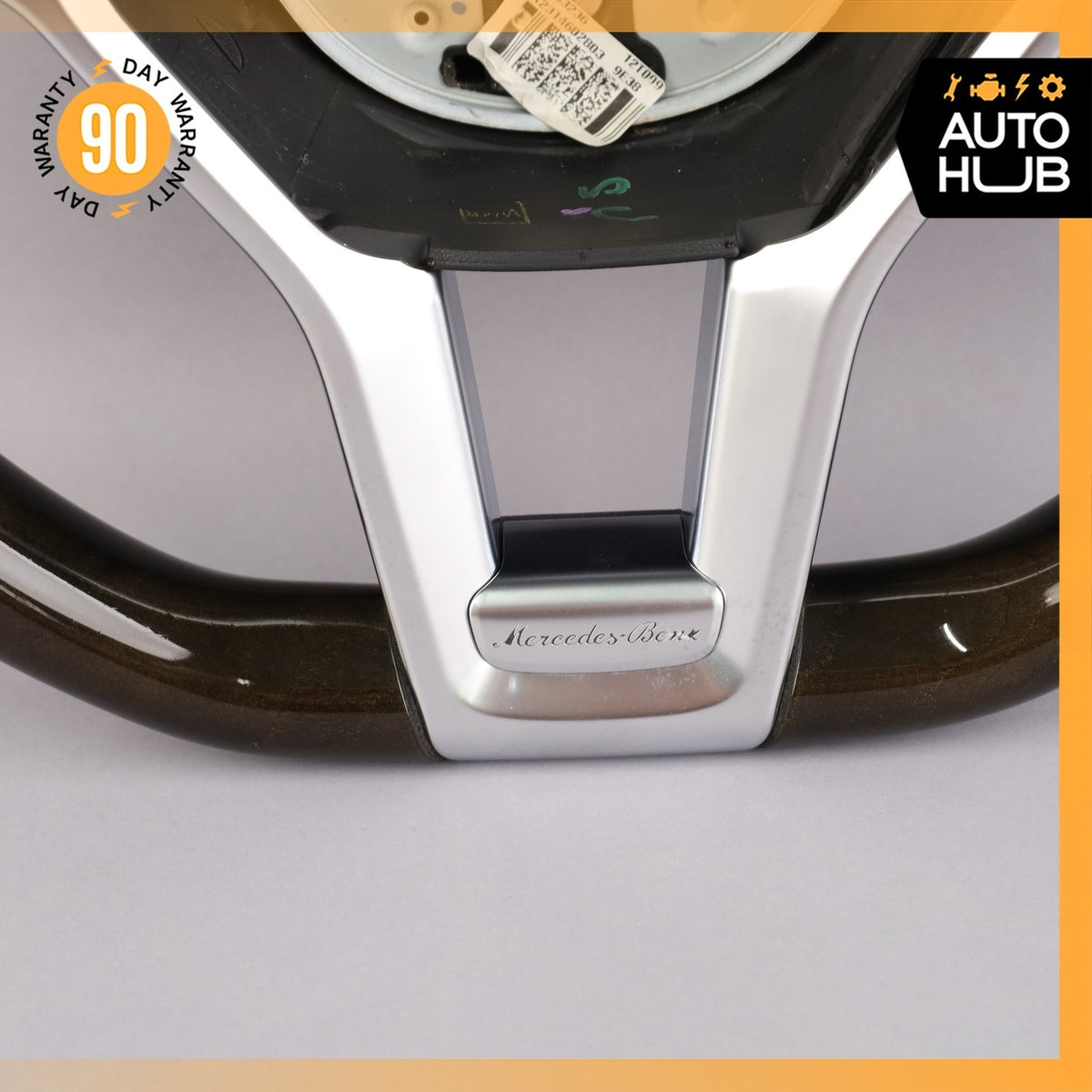 12-18 Mercedes R231 SL400 SL550 Steering Wheel Flat Bottom w/Paddle Shifters OEM - photo 7