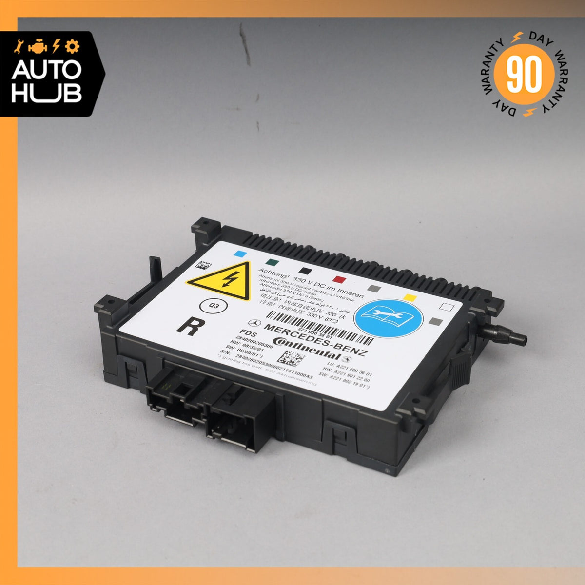 10-13 Mercedes W221 S550 S400 Front Right Seat Dynamic Lumbar Control Module OEM - photo 1