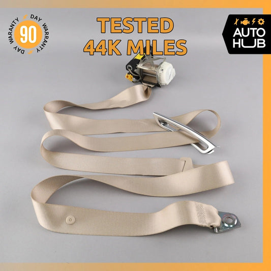 18-20 Mercedes W222 S450 S65 AMG Seat Belt Rear Right Passenger Side Beige OEM - photo 1