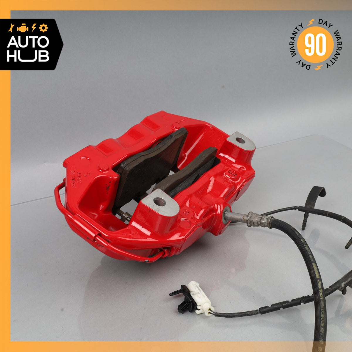Aston Martin DB11 Rear Left Driver Side Brake Caliper Brembo Red OEM - photo 13