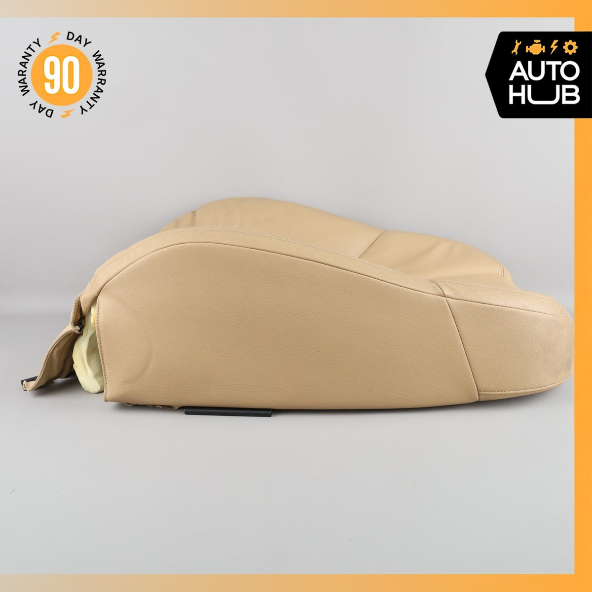11-18 Porsche Cayenne 958 Front Right Side Seat Upper Cushion Beige OEM - photo 13