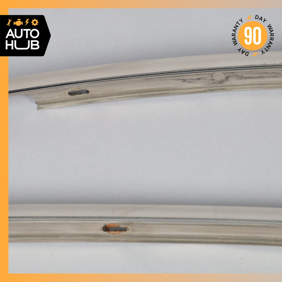 03-10 Bentley Continental GT Front Left & Right Door Window Molding Frame OEM - photo 3