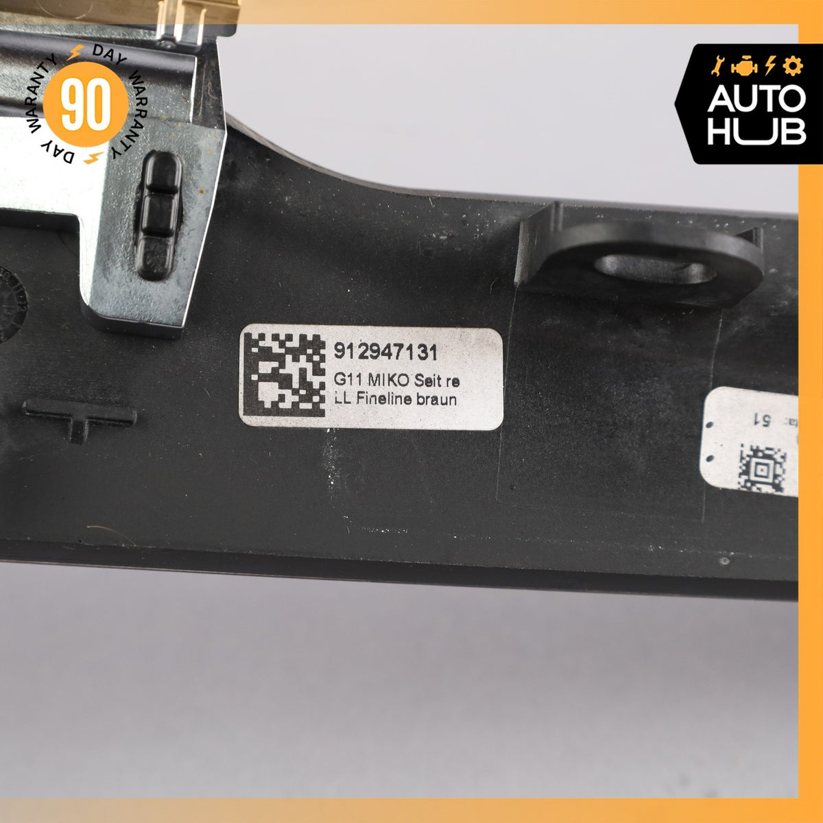 BMW G12 750Li Front Right Center Console Cover Panel Molding 51169301740 OEM - photo 12