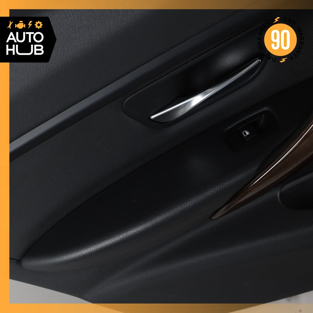 12-18 BMW F30 320i 330i Rear Left Driver Door Panel Trim Black 51427280955 OEM - photo 9