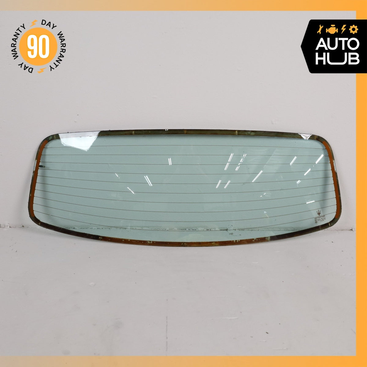 Maserati GranTurismo S GranCabrio M145 Convertible Soft Top Rear Glass OEM - photo 1