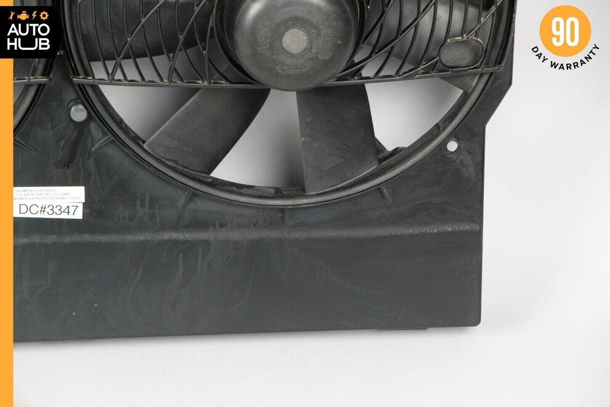 93-02 Mercedes R129 SL600 600SL Radiator Cooling Fan Motor Assembly OEM - photo 5