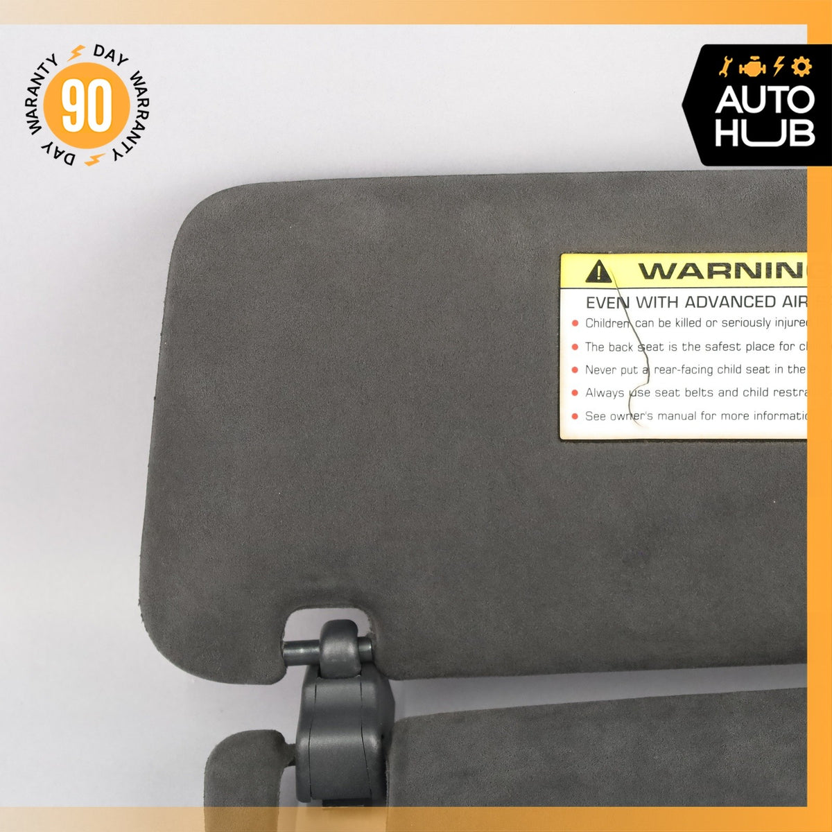 11-14 Porsche Cayenne 958 GTS Sun Visor Sunvisor Right Side Suede OEM - photo 4