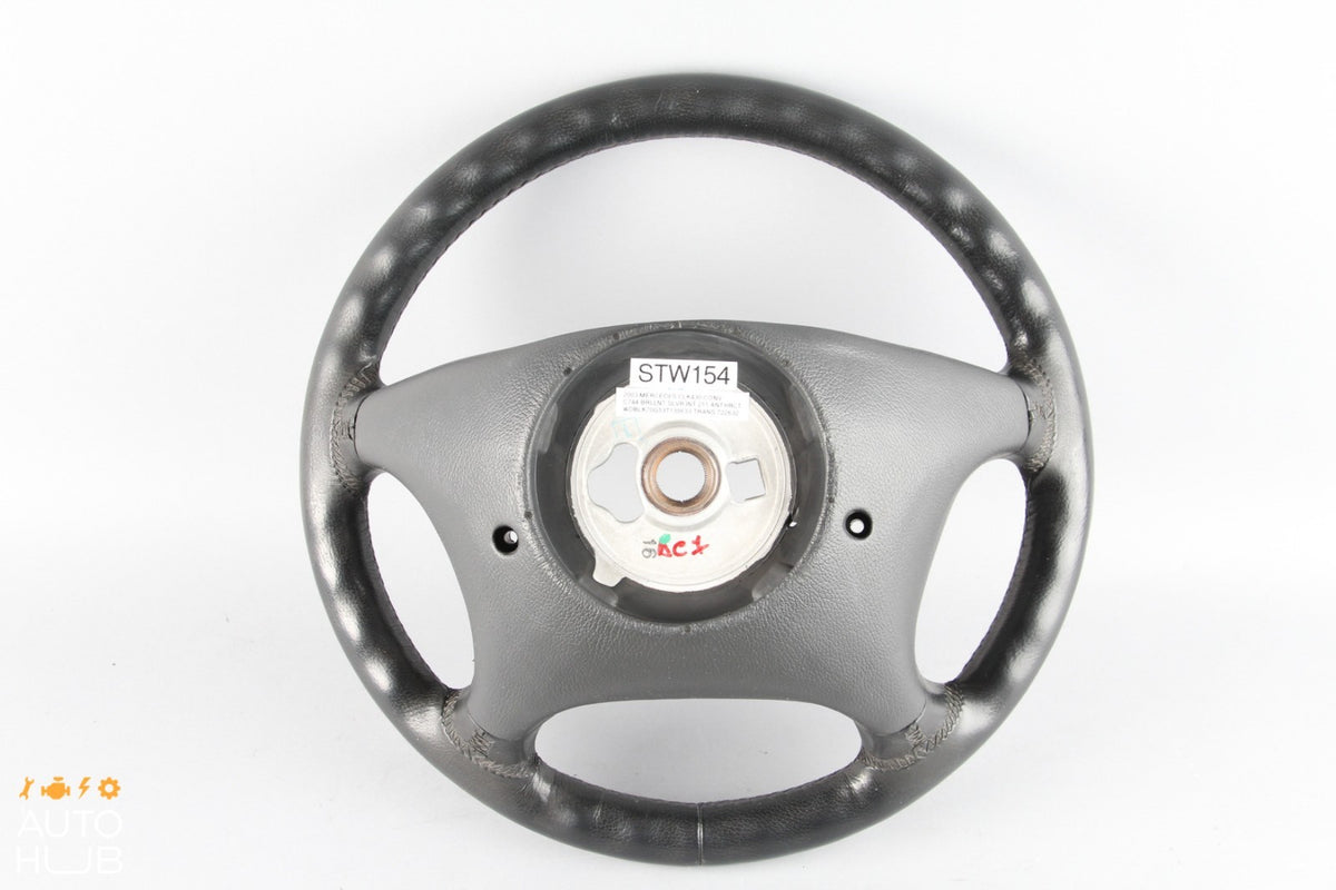 00-03 Mercedes W208 CLK320 CLK430 E320 Steering Wheel Driver Black OEM - photo 9