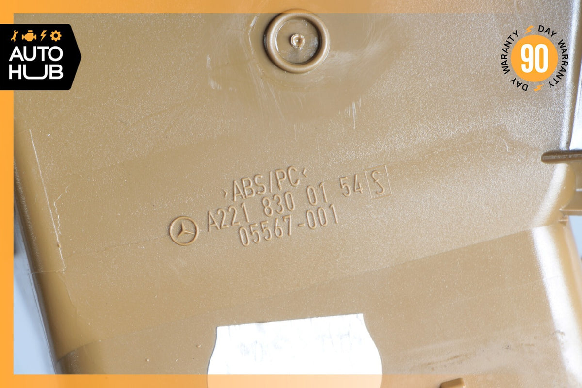 07-13 Mercedes W221 S550 CL550 Left Side Dashboard AC A/C Air Vent Brown OEM - photo 9