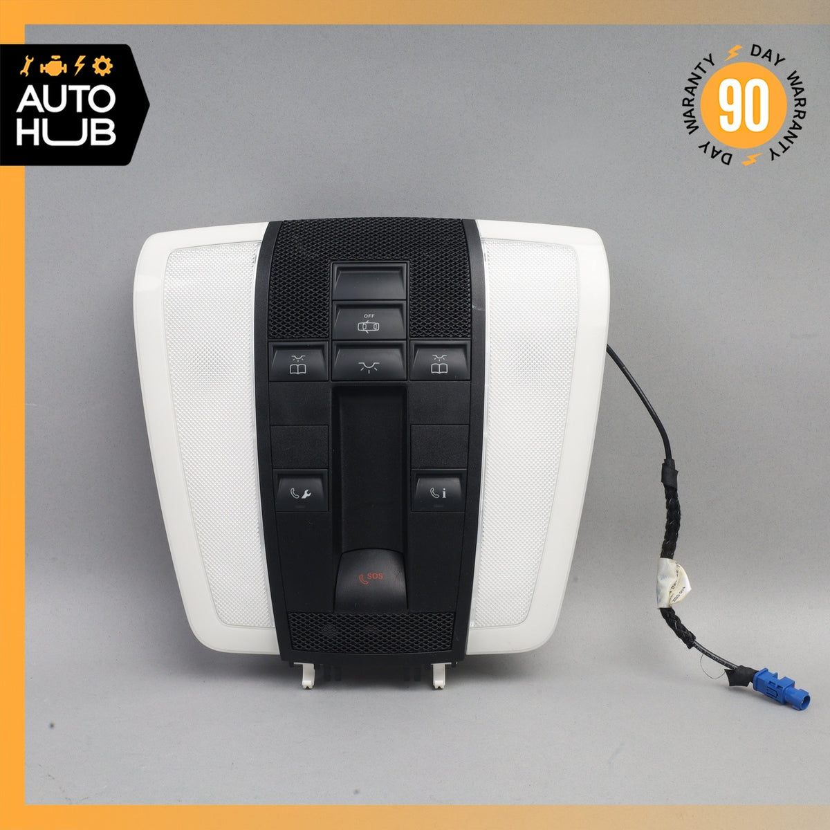 11-16 Mercedes W207 E350 E400 Overhead Dome Light Lamp 2078200201 Black OEM - photo 2