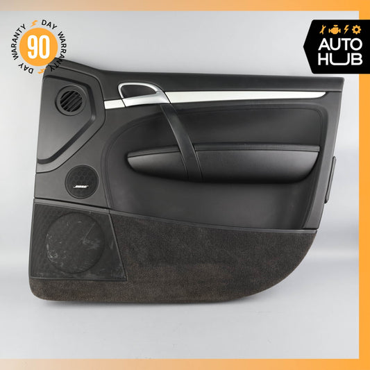 03-06 Porsche Cayenne 955 Turbo Front Right Side Interior Door Panel Black OEM - photo 1