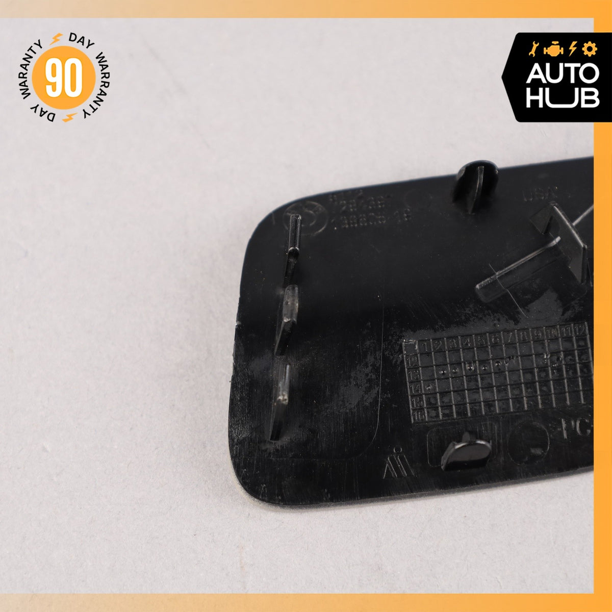 BMW F15 X5 Rear Left Bumper Tow Hook Cover Panel Trim Silver OEM - photo 6