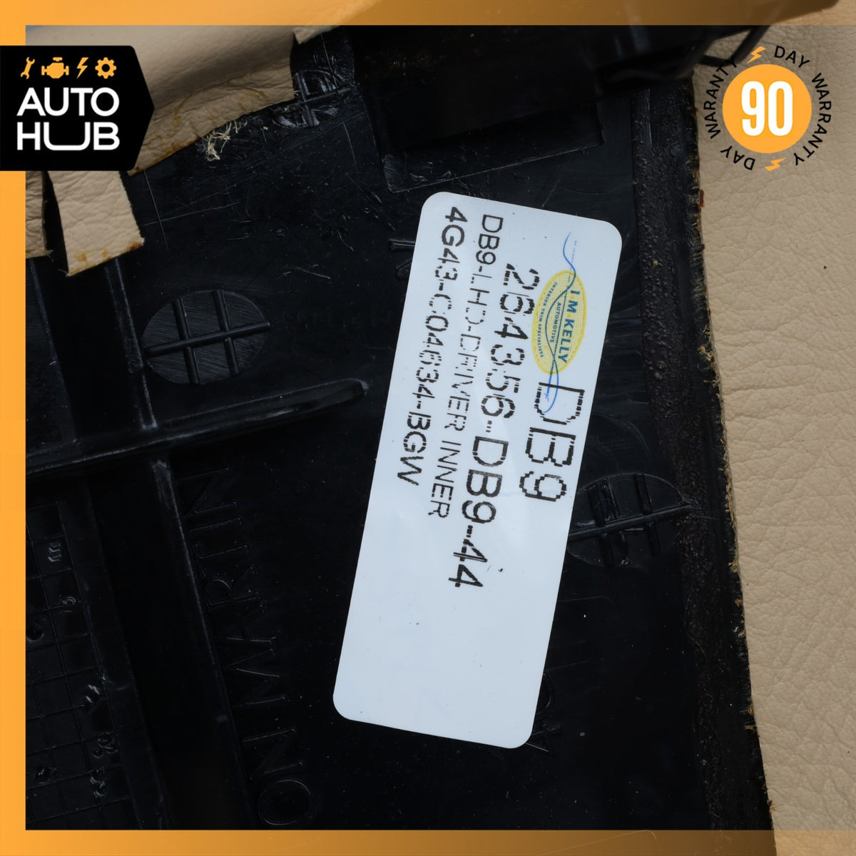 13-16 Aston Martin DB9 Left Side Dash Inner Panel Cover Trim Beige OEM 22k - photo 12