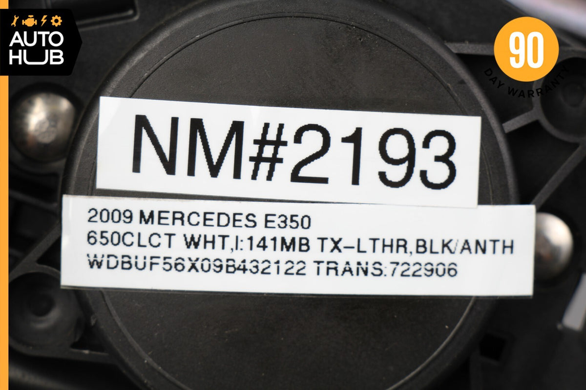 07-09 Mercedes W211 E350 CLS550 Front Right Passenger Side Seat Belt Black OEM - photo 12