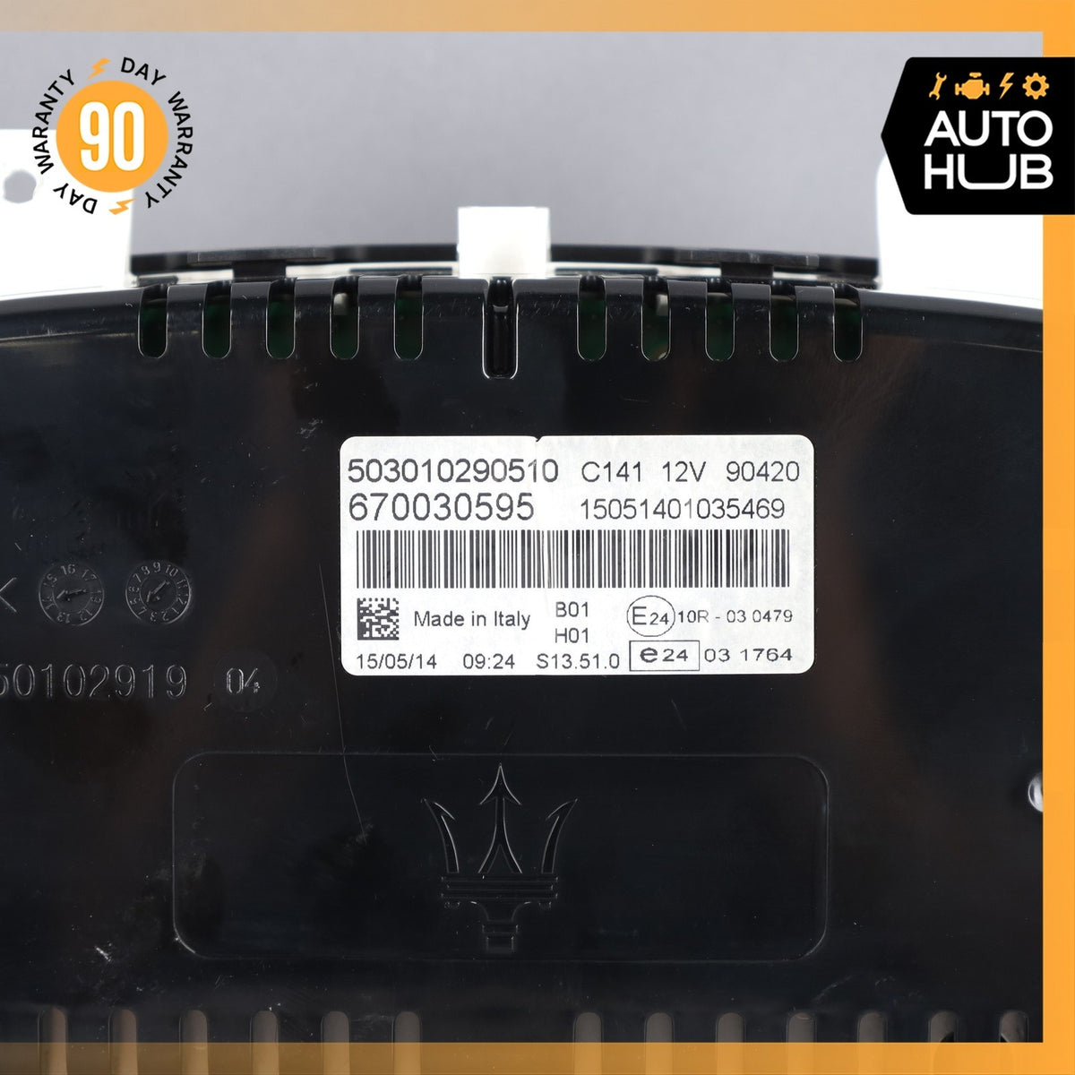 Maserati Quattroporte SQ4 M156 3.0L Instrument Cluster Speedometer OEM 128k - photo 11