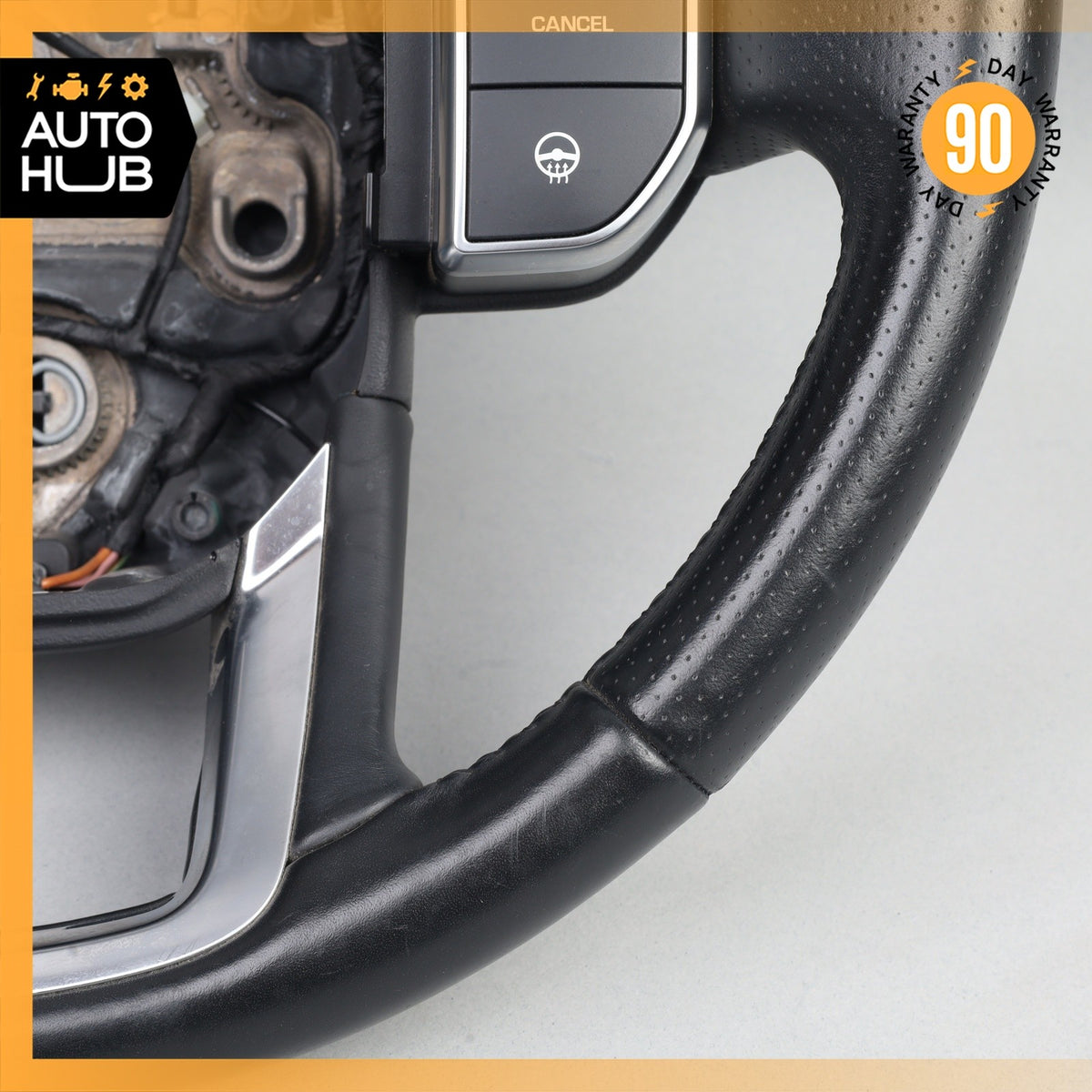 14-22 LR Range Rover Sport L494 Leather Heated Steering Wheel w/ Switches OEM - photo 8