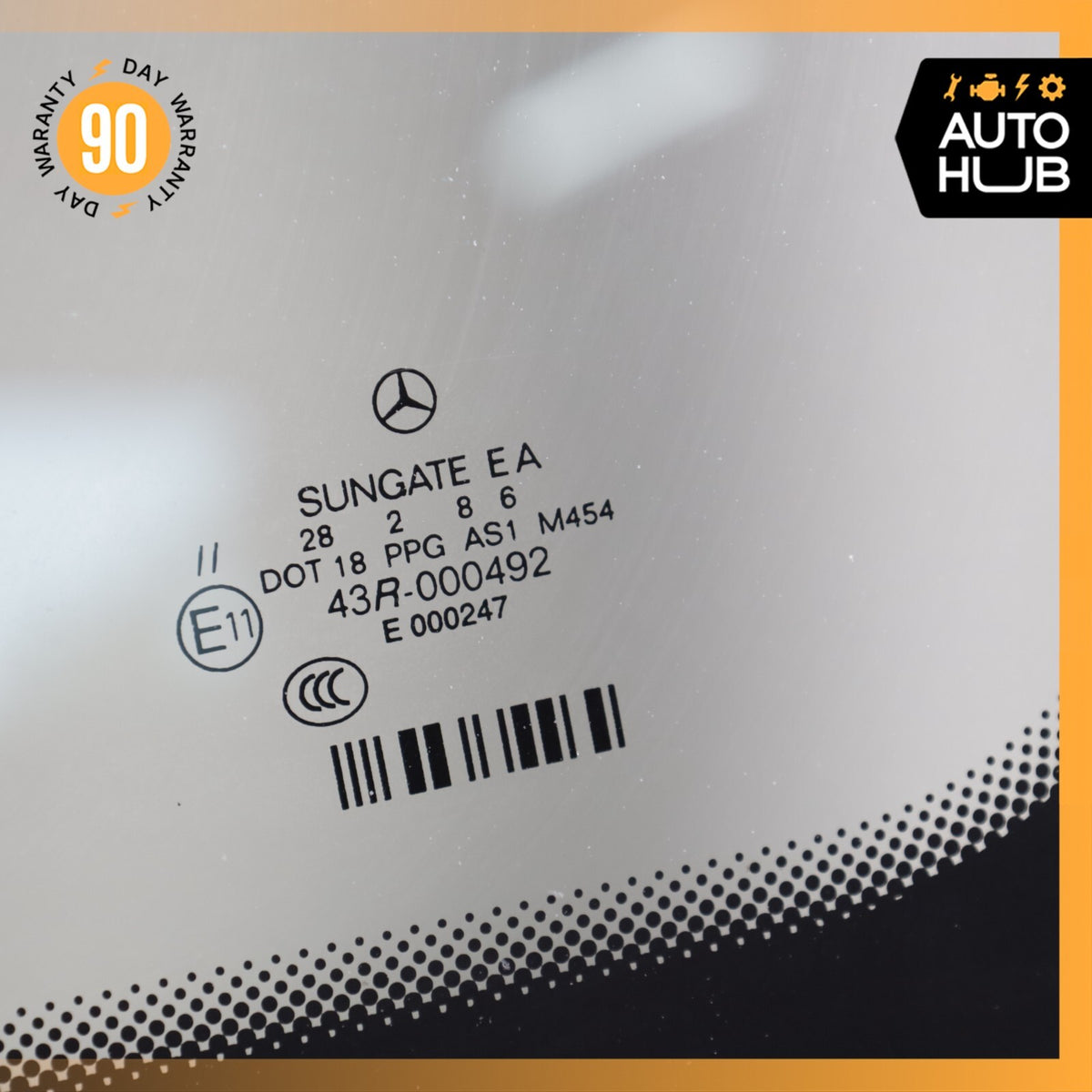 07-09 Mercedes W221 S550 S450 S600 S63 AMG Front Windshield Window Glass OEM - photo 8