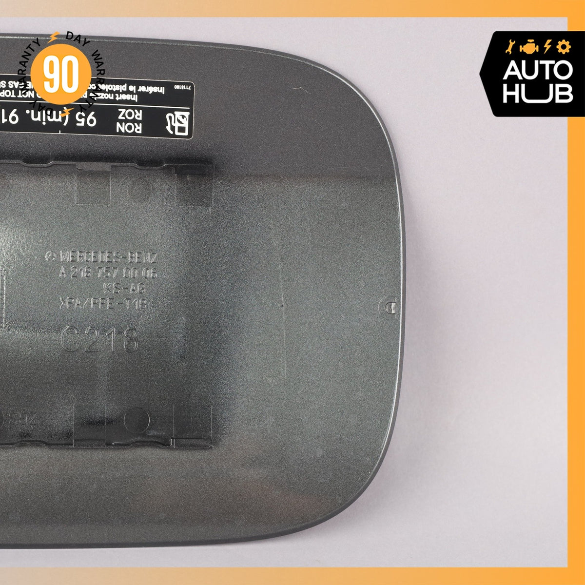 12-18 Mercedes W218 CLS550 Fuel Gas Tank Lid Door Cover 2187570006 OEM - photo 6