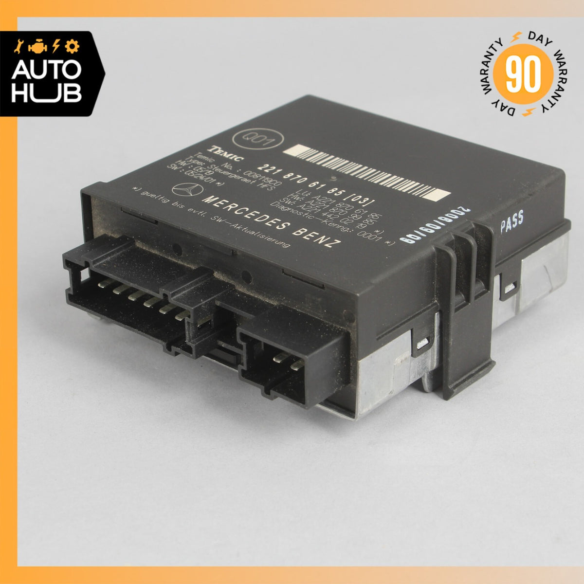 07-09 Mercedes W221 S600 CL550 Trunk Release Remote Open Close Module Unit OEM - photo 1