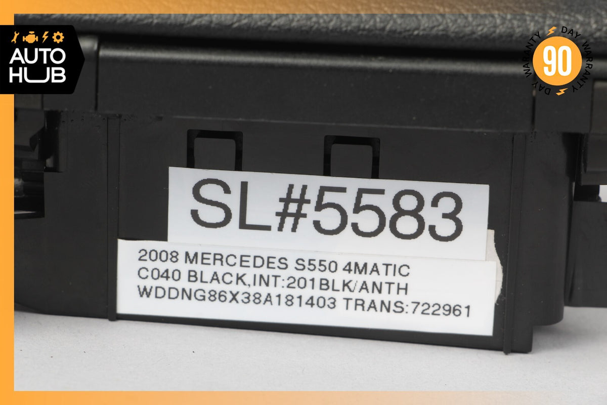 07-09 Mercedes W221 S550 S450 Rear Left Driver Door Ashtray Ash Tray Black OEM - photo 12