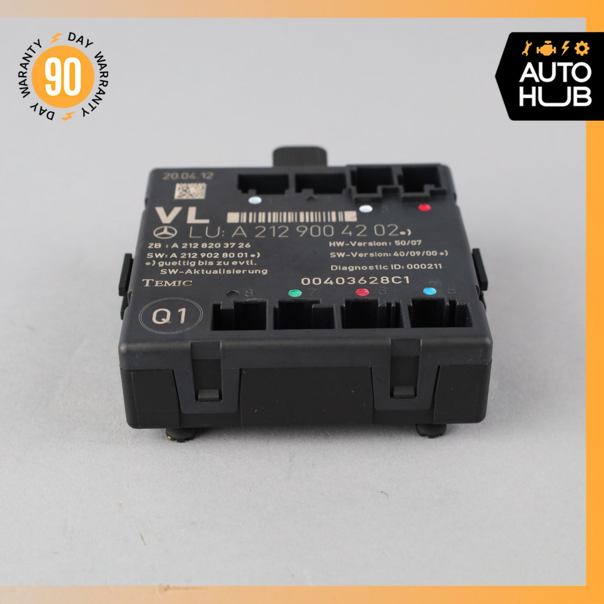 08-18 Mercedes W207 E350 C300 SLK350 Front Left Side Door Control Module OEM - photo 5