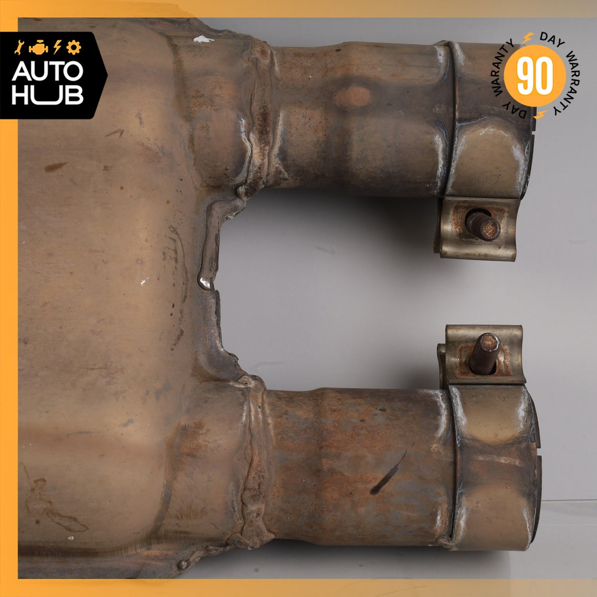 05-07 Maserati Quattroporte M139 Exhaust Mid Pipe Center Resonator Silencer 84k - photo 6