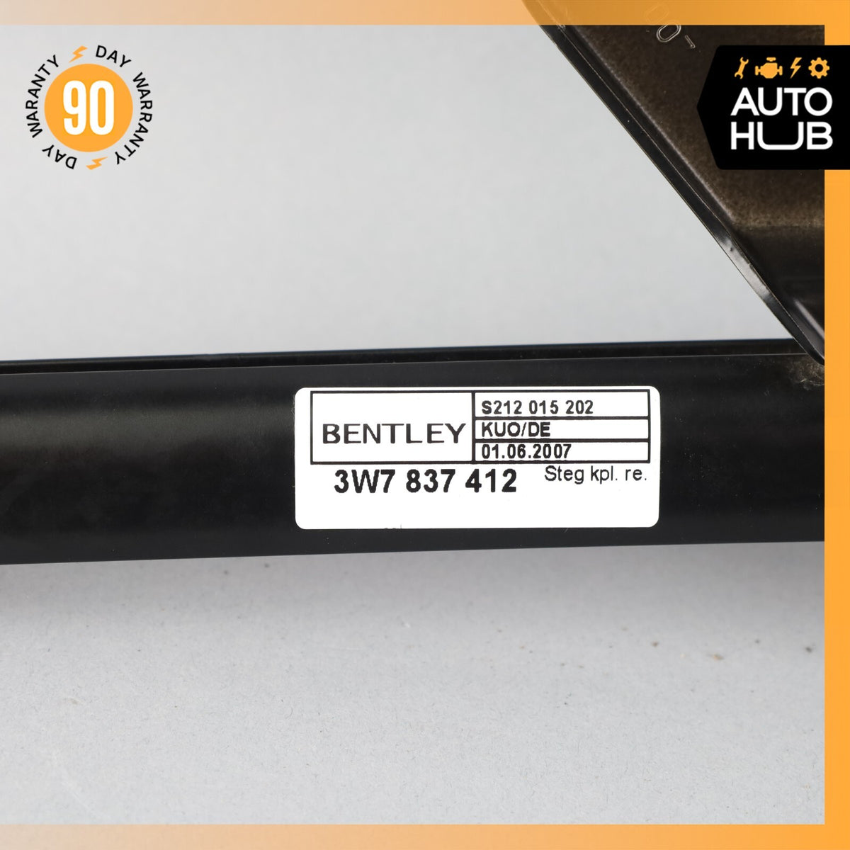 07-11 Bentley Continental GTC Front Right Side Door Vent Window Glass OEM 62k - photo 13