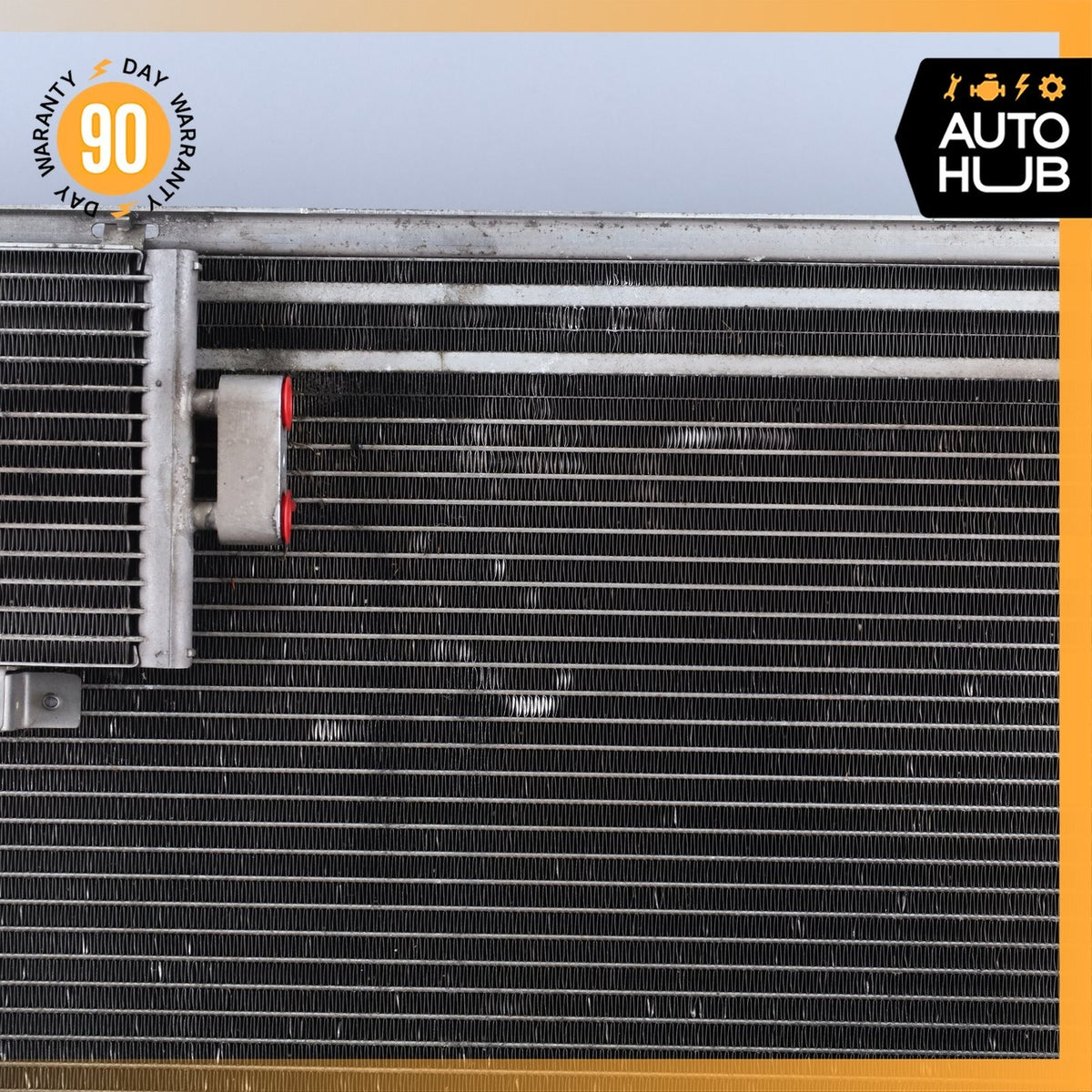 2007 Mercedes R230 SL550 Engine Cooling Radiator A/C Condensor Oil Cooler OEM - photo 11