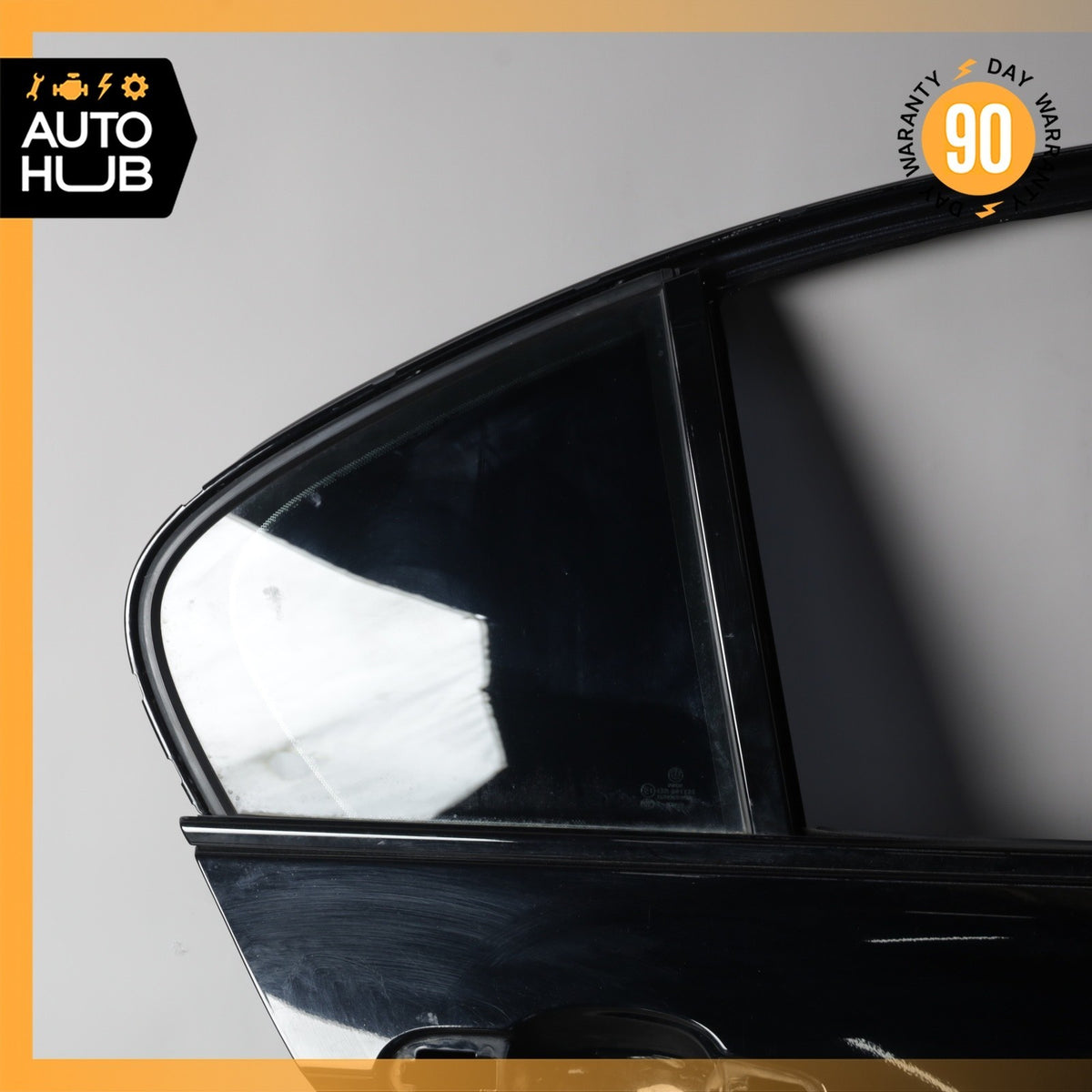 12-18 BMW F30 320i M3 Rear Right Passenger Side Door Shell Black OEM - photo 4