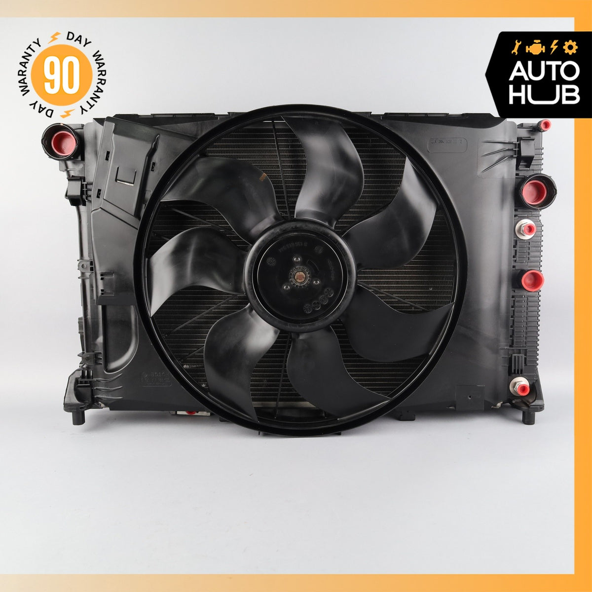 Mercedes W207 E350 E400 Engine Water Cooling A/C Condenser Radiator w/ Fan OEM - photo 2