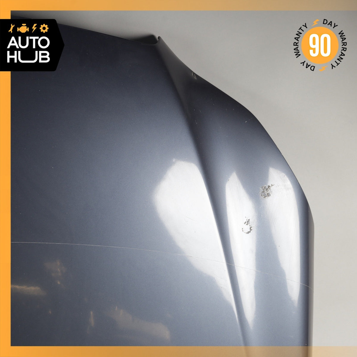 14-16 Mercedes W212 E250 E400 E550 Hood Panel Assembly Blue OEM - photo 4