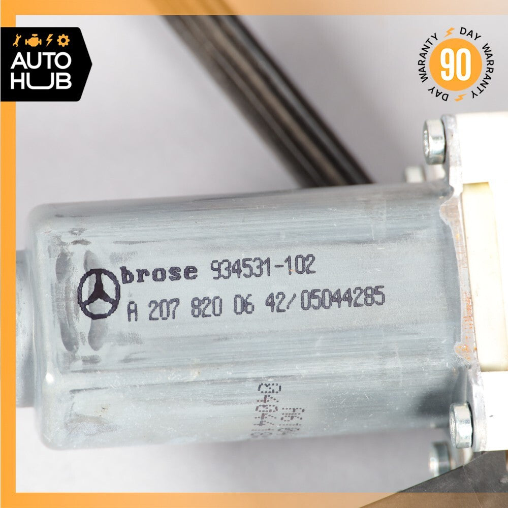 Mercedes W207 E350 Convertible Window Regulator Motor Front Right Side OEM - photo 9