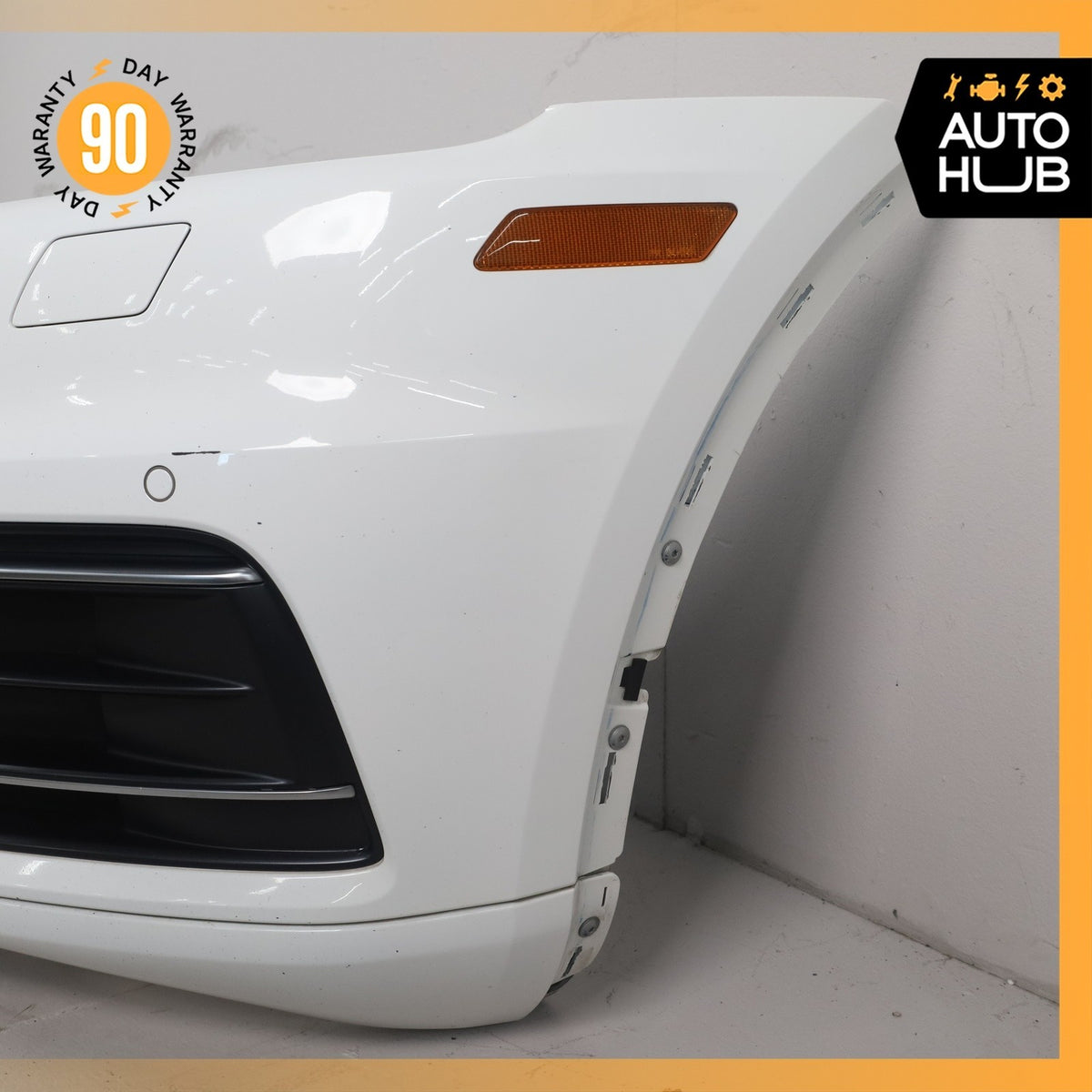 18-20 Audi FY Q5 Front Bumper Cover Assembly White OEM - photo 9