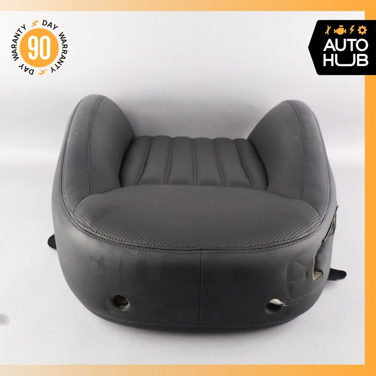 09-12 Mercedes R230 SL550 Top Upper Seat Cushion Right Side Nappa Black OEM - photo 15