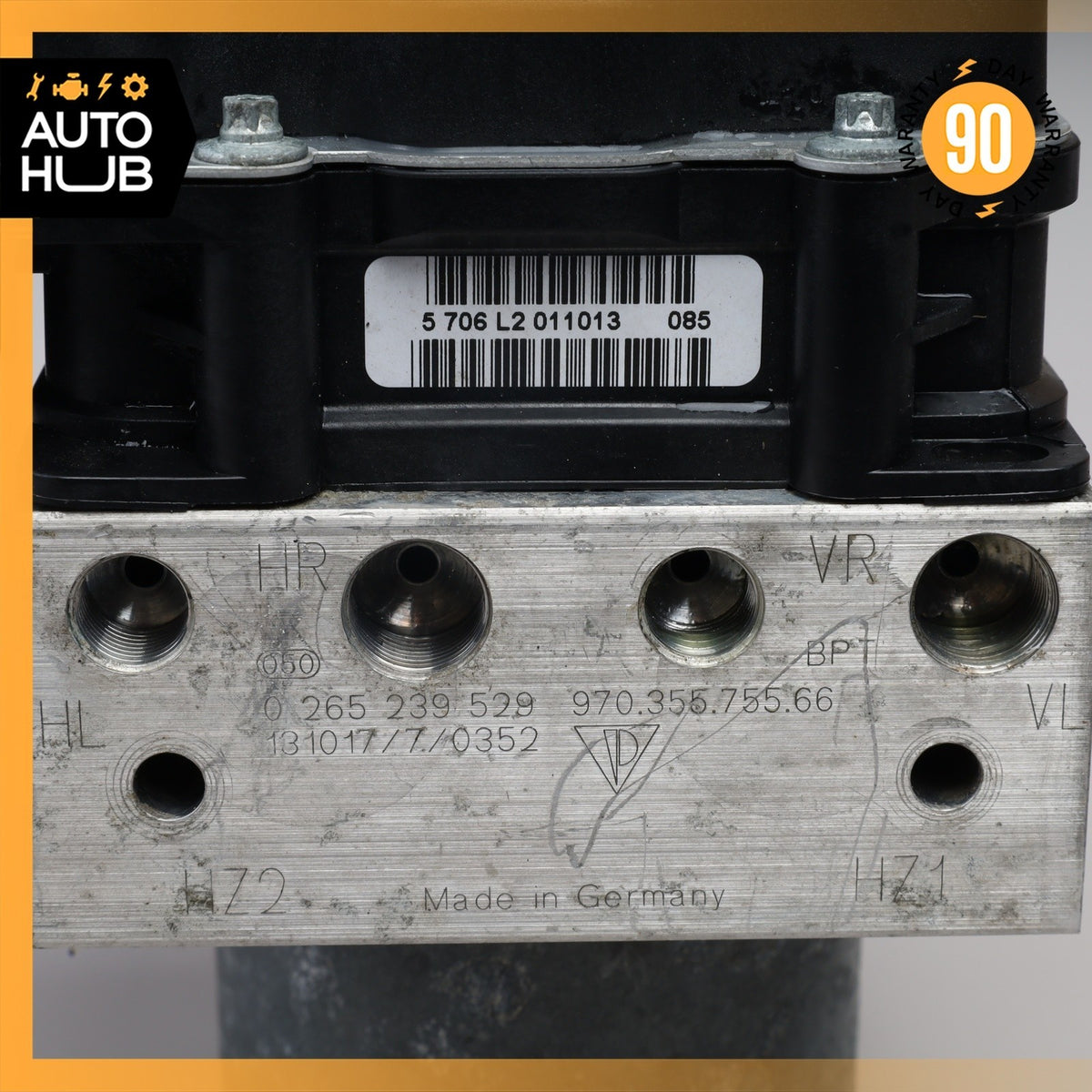 14-16 Porsche Panamera 970 E-Hybrid ABS Hydraulic Pump Control Module OEM 51k - photo 5