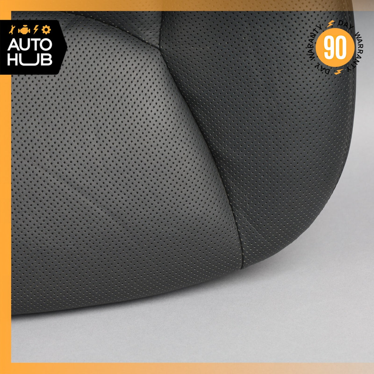 03-06 Mercedes W220 S600 Rear Left Side Lower Bottom Seat Cushion Black OEM - photo 7