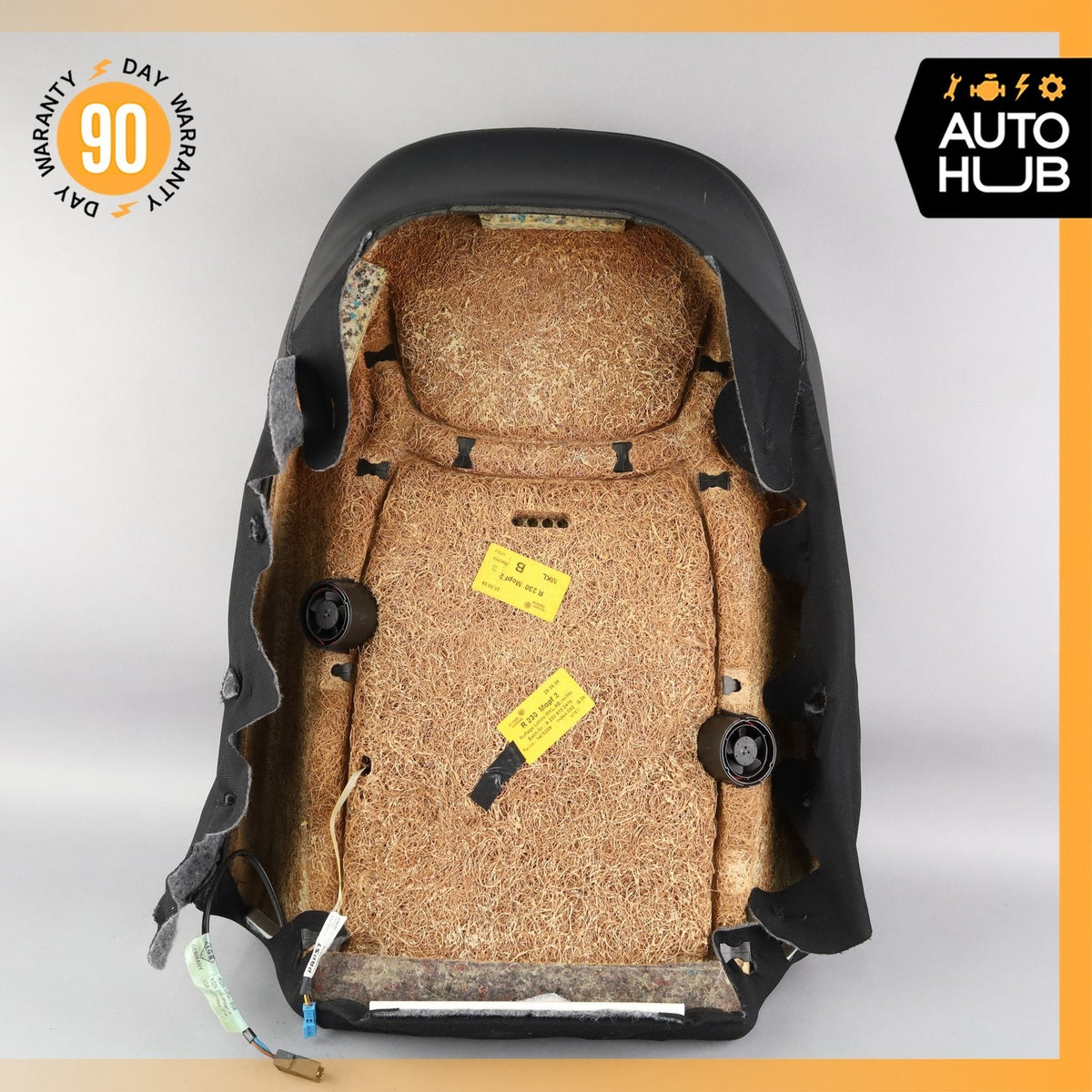 09-12 Mercedes R230 SL550 Top Upper Seat Cushion Right Side Nappa Black OEM - photo 19