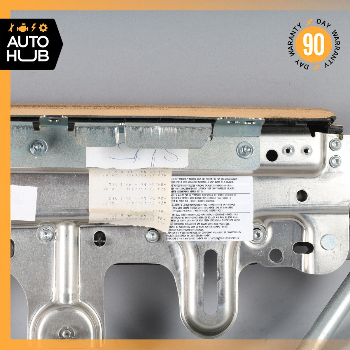 08-14 Maserati GranTurismo M145 Right Side Door Airbag SRS w/Cover Beige OEM 76k - photo 12
